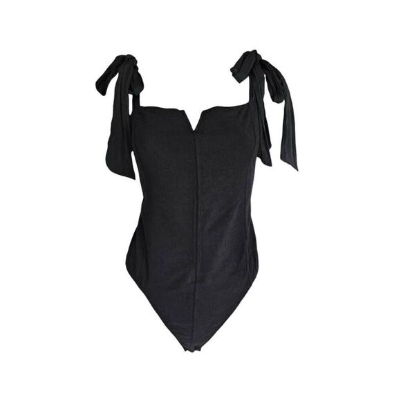 free people dark balletcore bodysuit - Picture 1 of 5